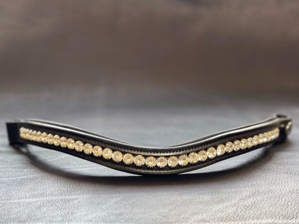 Henry James Custom Swarovski Giant Crystal Curved Browband