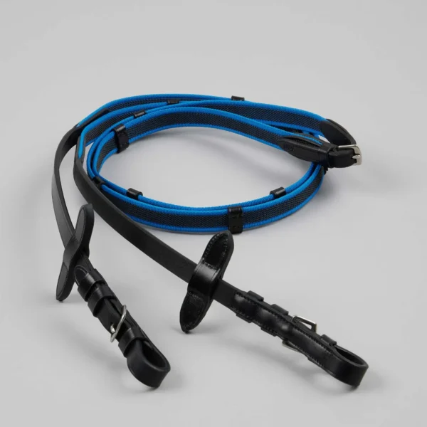 Mineo Pony Continental Reins Black/Blue