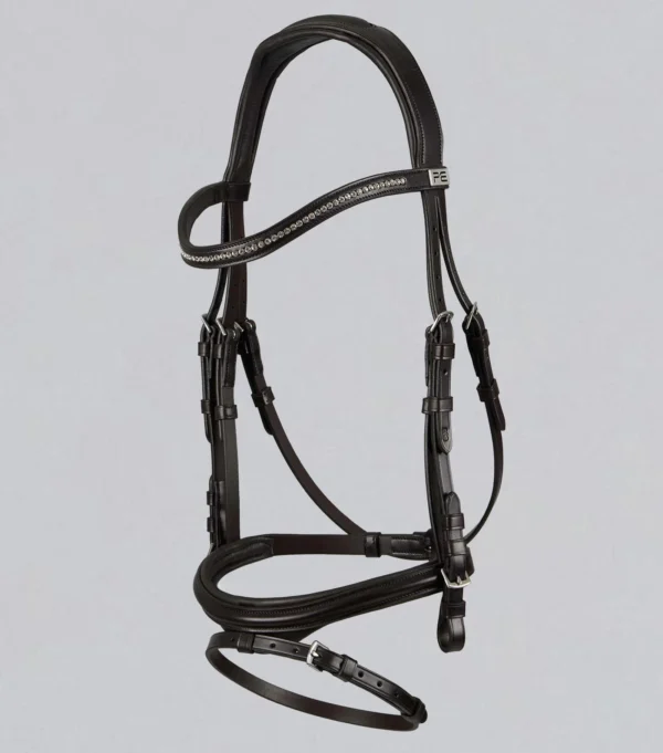 Rivere Snaffle Bridle Black/Brown - Image 11