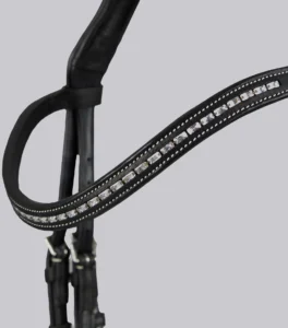 Veneto Anatomical Snaffle Bridle Black/Brown - Image 4