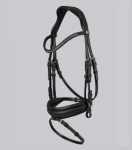 Veneto Anatomical Snaffle Bridle Black/Brown - Image 6