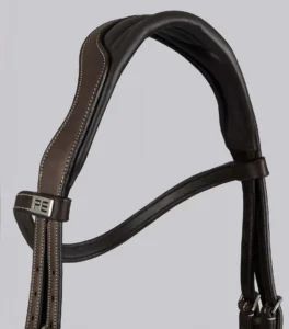 Veneto Anatomical Snaffle Bridle Black/Brown - Image 8