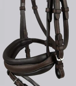 Veneto Anatomical Snaffle Bridle Black/Brown - Image 10