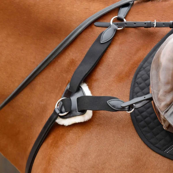 Invorio 5 Point Breastplate Black/Brown