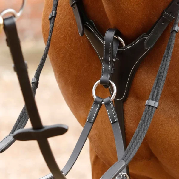 Norbello Hunter Breastplate Black/Brown